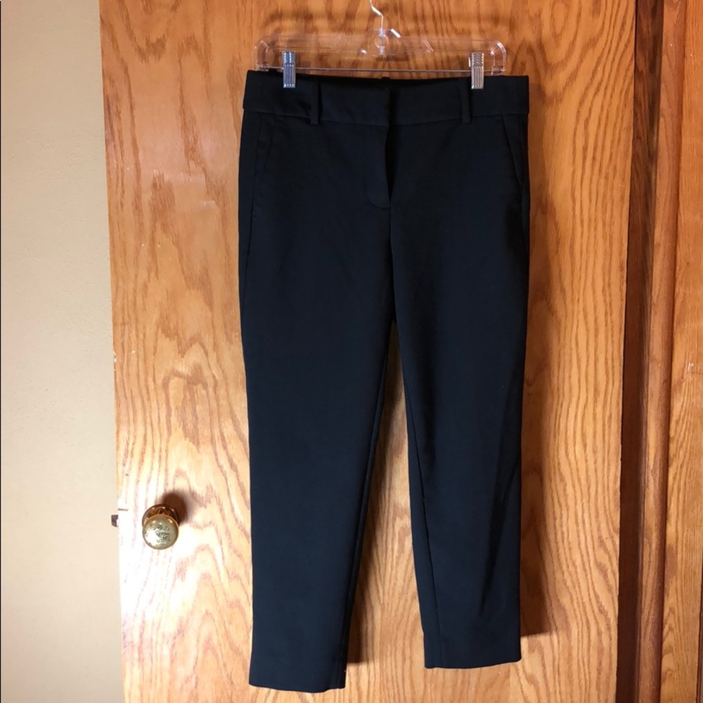 J. Crew 365 Cameron Slim Crop Pants In Black